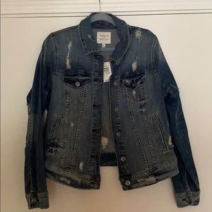 Torrid distressed denim jacket